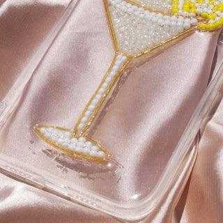 Lemon Drop Martini Beaded Resin Phone Case