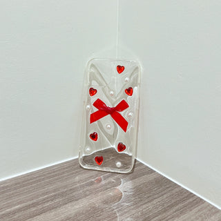 Pop of Red Resin Phone Case