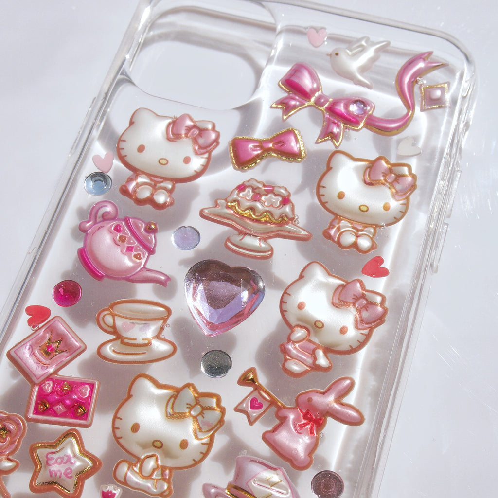 Y2K Hello Kitty Resin Phone Case Style One
